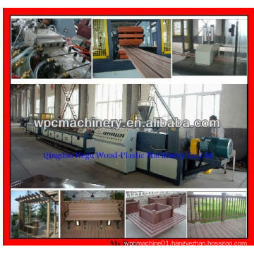 wood-plastic crust foam board machinery